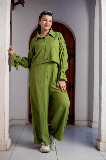 Multi styling olive jumpsuit