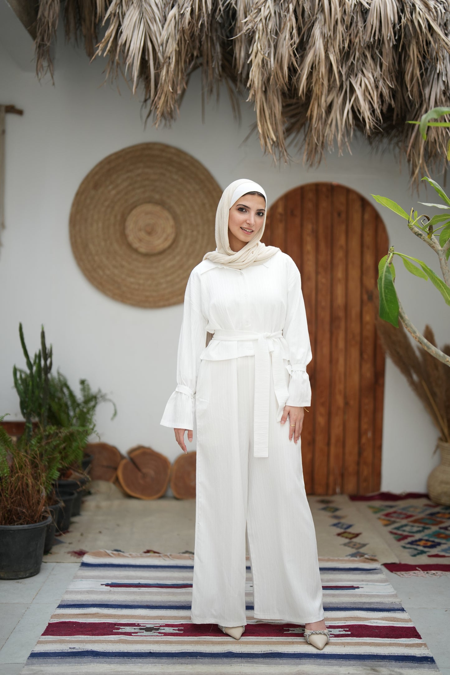 Multi styling White jumpsuit