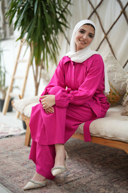 Multi styling Fuchsia jumpsuit