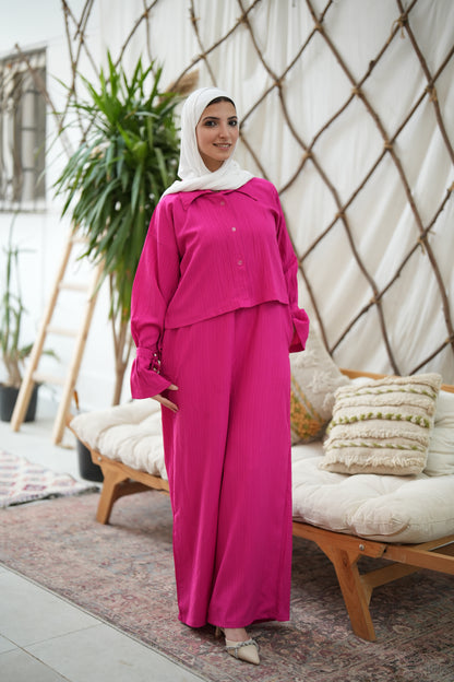 Multi styling Fuchsia jumpsuit