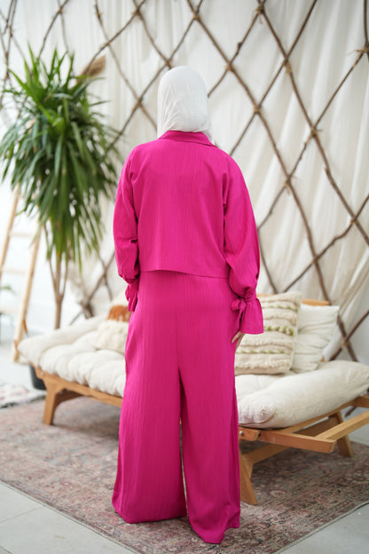 Multi styling Fuchsia jumpsuit